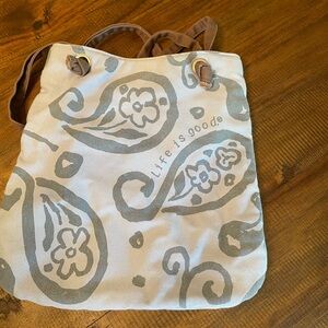 Life is good tote bag
